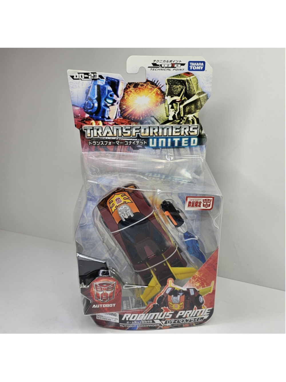 SEALED Takara Transformers United UN-23 Autobot Rodimus Prime Classics NEW